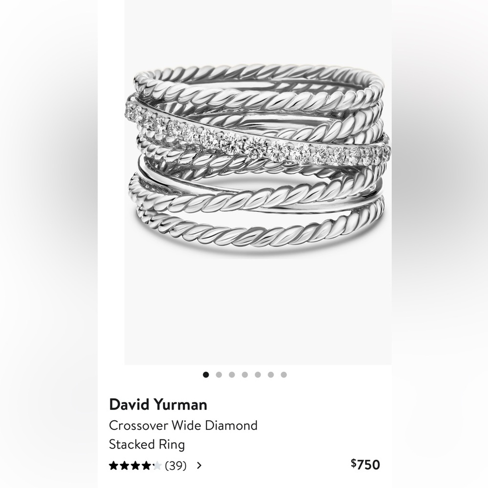 David Yurman - Six Stack with Diamonds